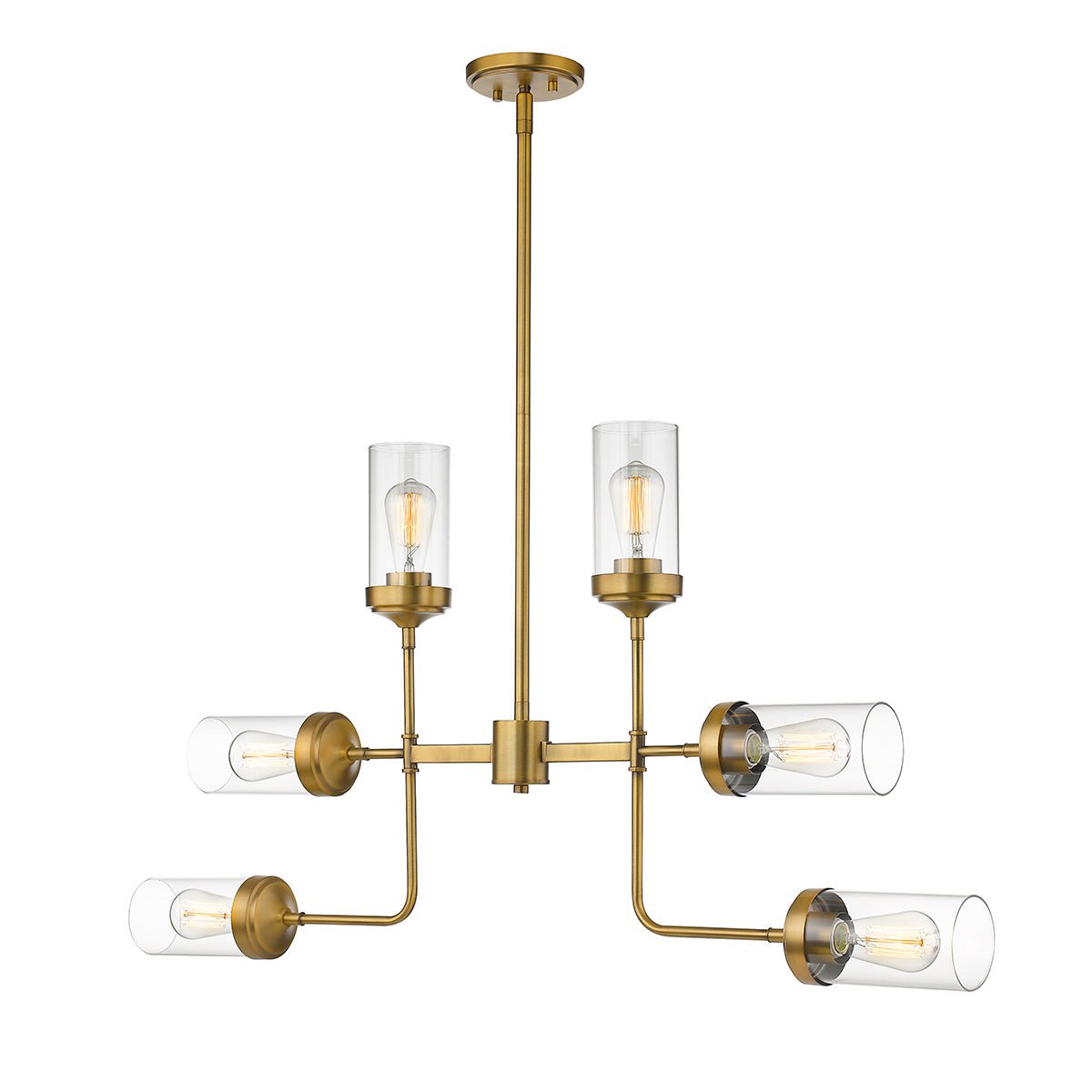 Chandelier Calliope - Laiton de fonderie 41 1/2" by Z - Lite | Luminaires & cie