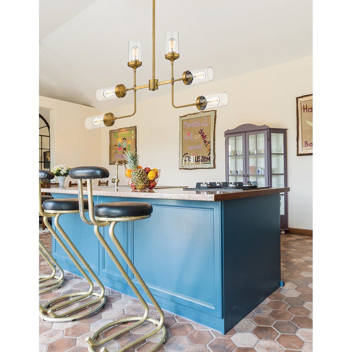 Chandelier Calliope - Laiton de fonderie 41 1/2" by Z - Lite | Luminaires & cie