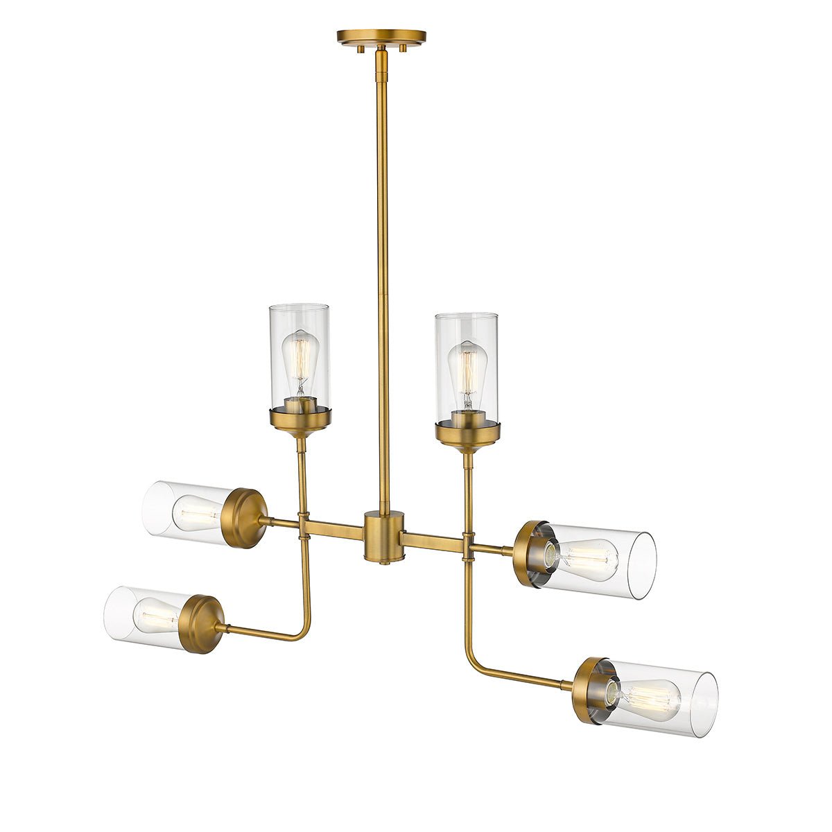 Chandelier Calliope - Laiton de fonderie 41 1/2" by Z - Lite | Luminaires & cie