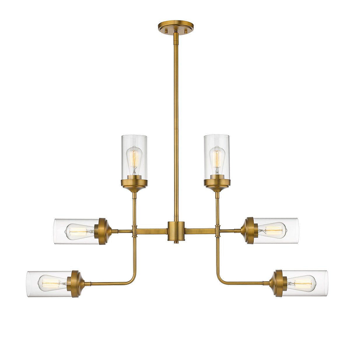 Chandelier Calliope - Laiton de fonderie 41 1/2" by Z - Lite | Luminaires & cie