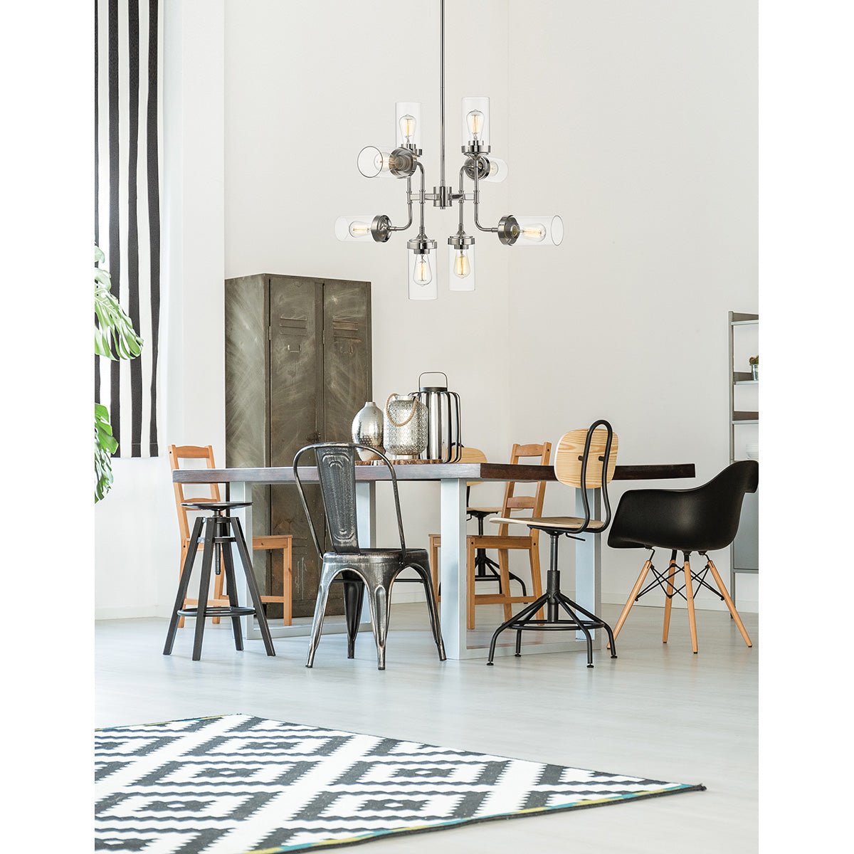 Chandelier Calliope - Nickel poli 41 1/2" by Z - Lite | Luminaires & cie
