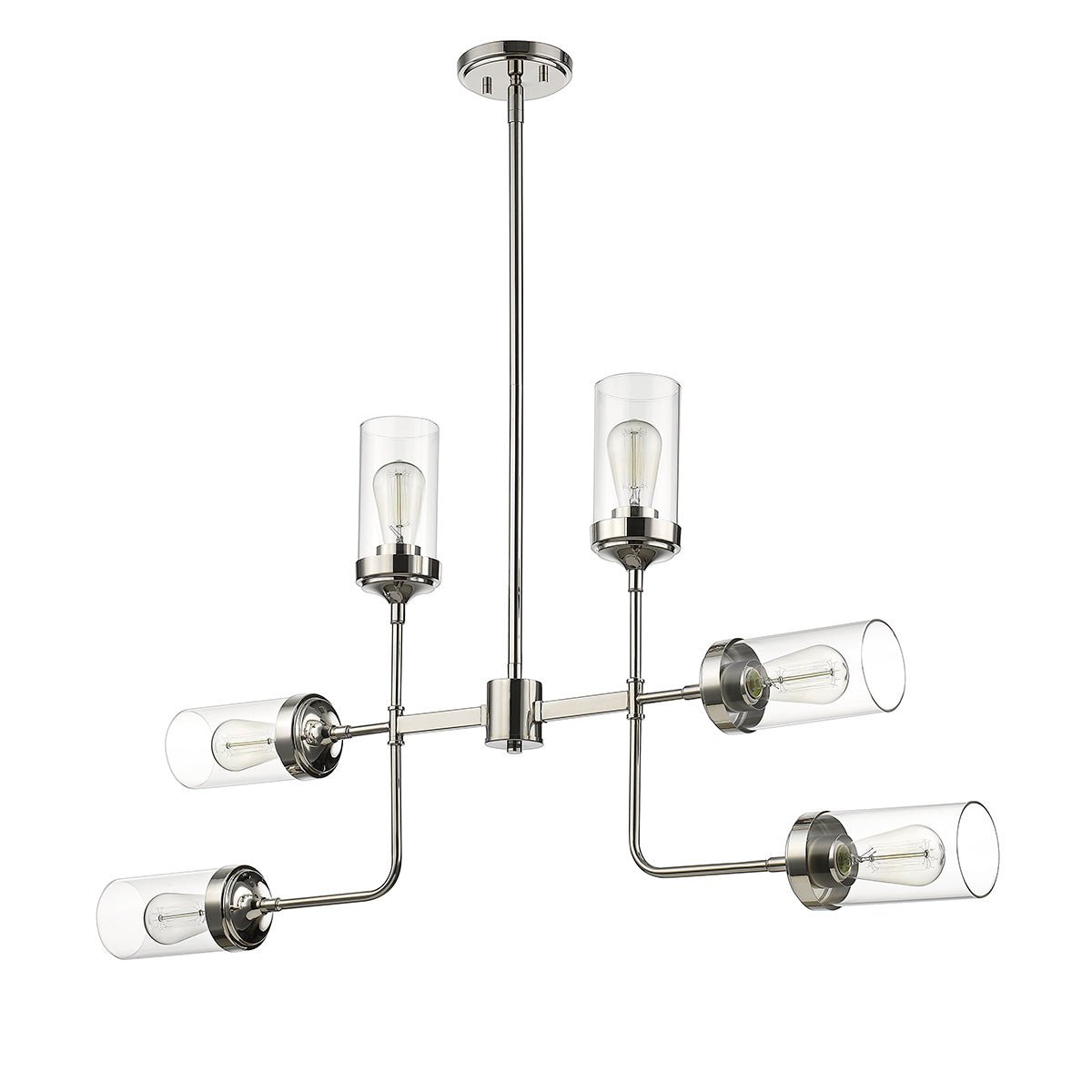 Chandelier Calliope - Nickel poli 41 1/2" by Z - Lite | Luminaires & cie