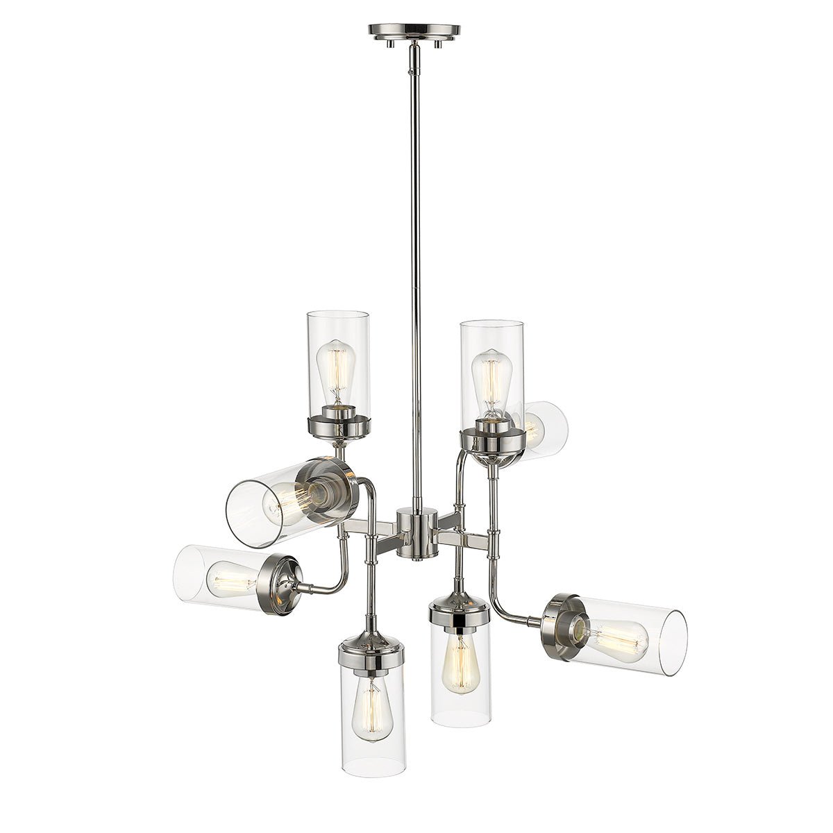 Chandelier Calliope - Nickel poli 32" by Z - Lite | Luminaires & cie