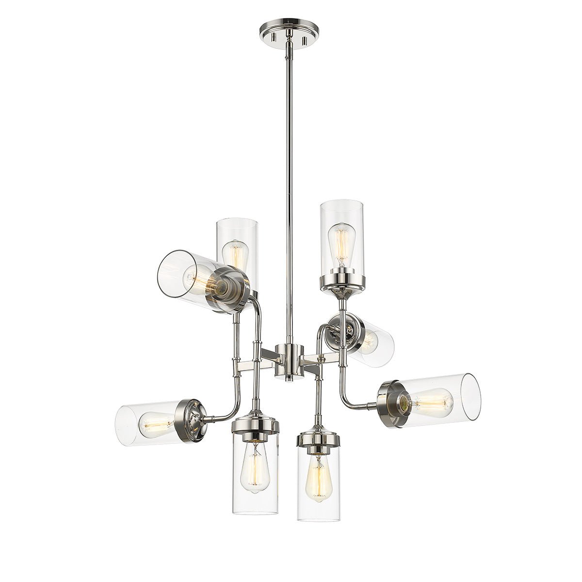 Chandelier Calliope - Nickel poli 32" by Z - Lite | Luminaires & cie