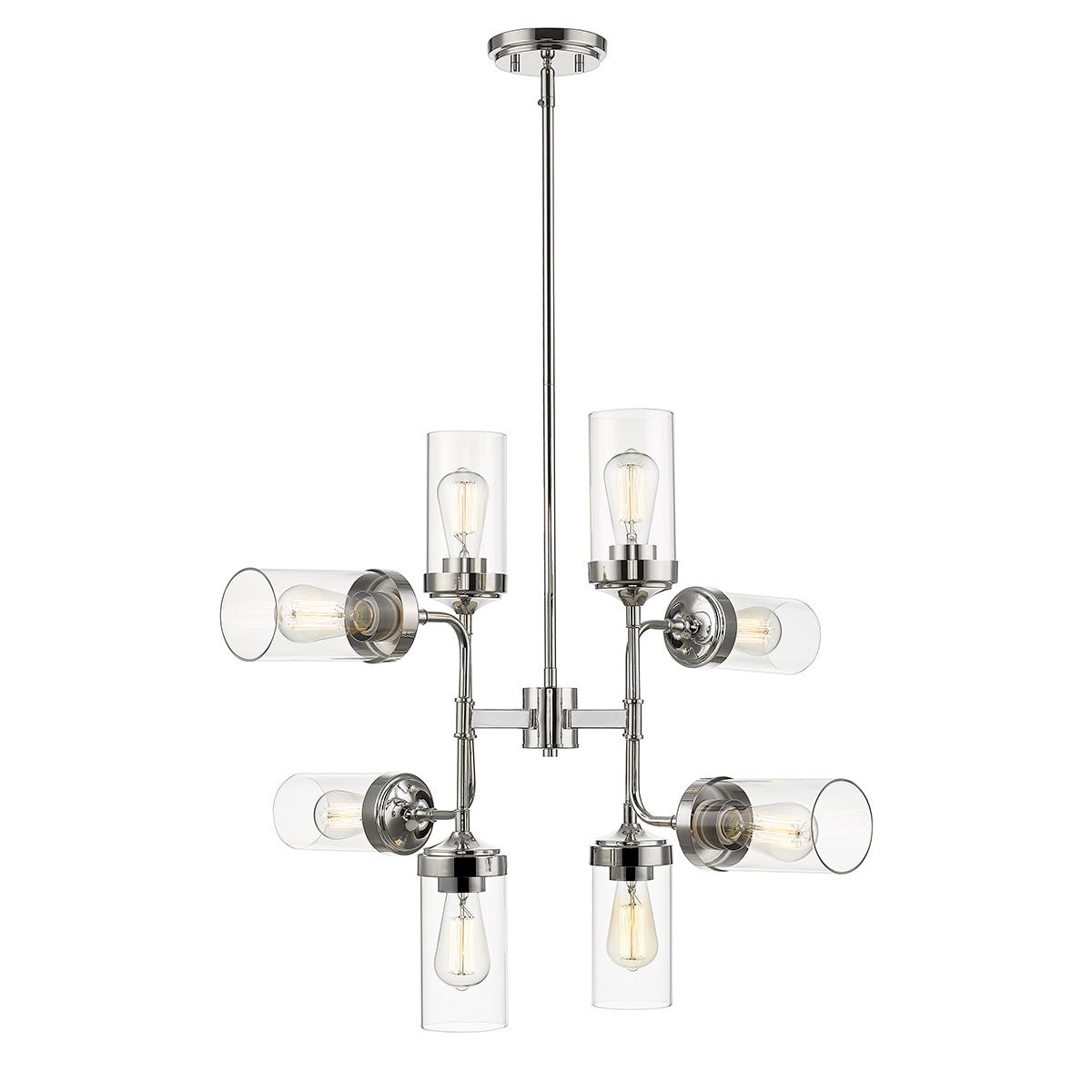 Chandelier Calliope - Nickel poli 32" by Z - Lite | Luminaires & cie