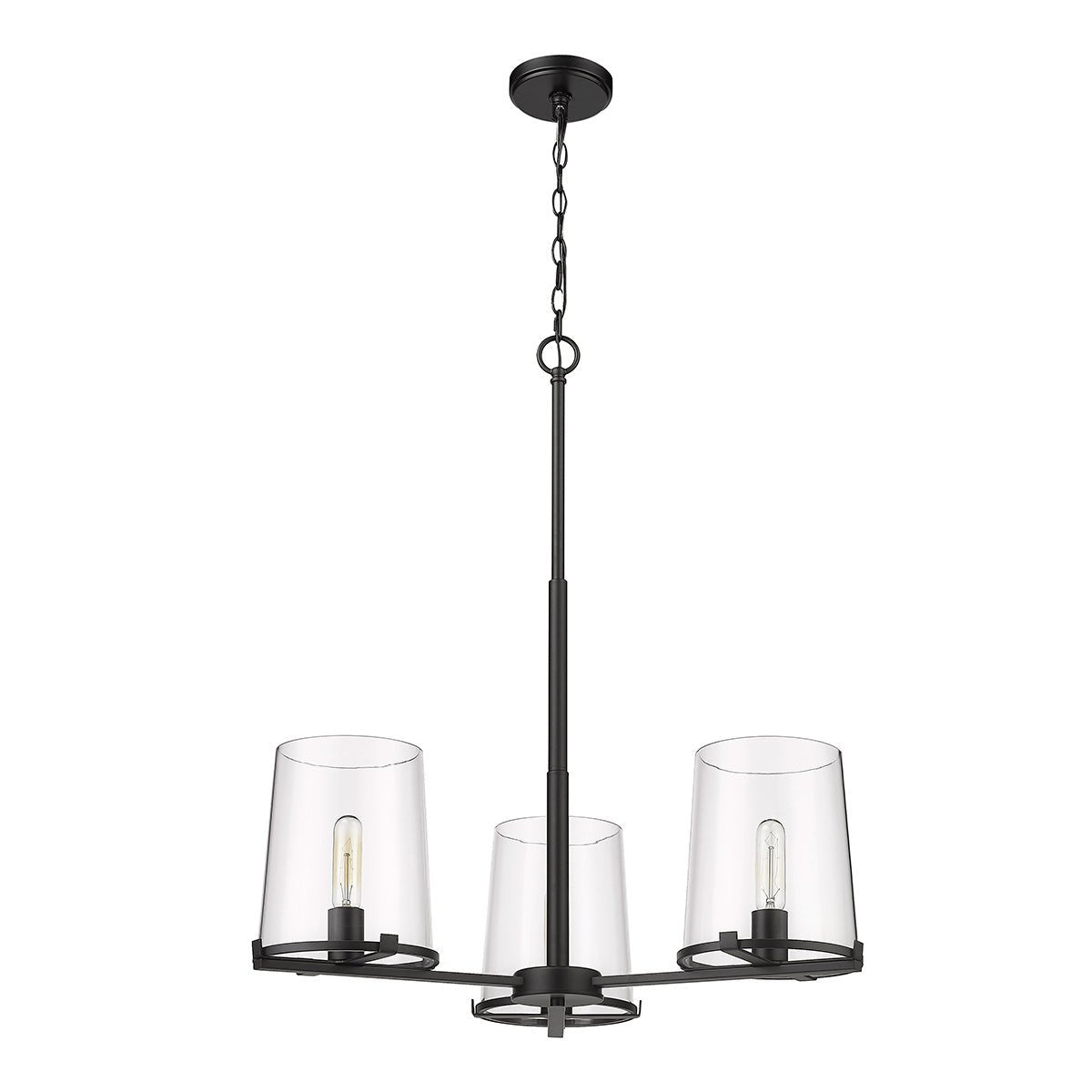 Chandelier Callista - Noir mat by Z - Lite | Luminaires & cie