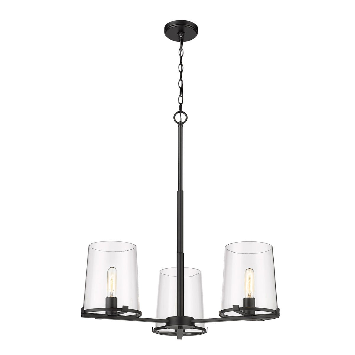 Chandelier Callista - Noir mat by Z - Lite | Luminaires & cie