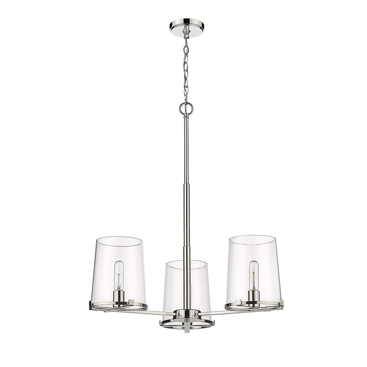 Chandelier Callista - Nickel poli by Z - Lite | Luminaires & cie