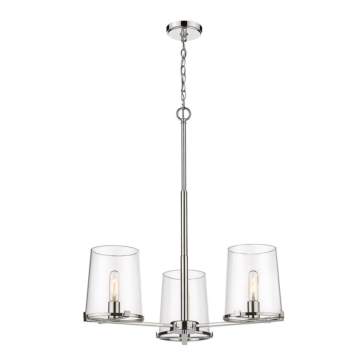 Chandelier Callista - Nickel poli by Z - Lite | Luminaires & cie