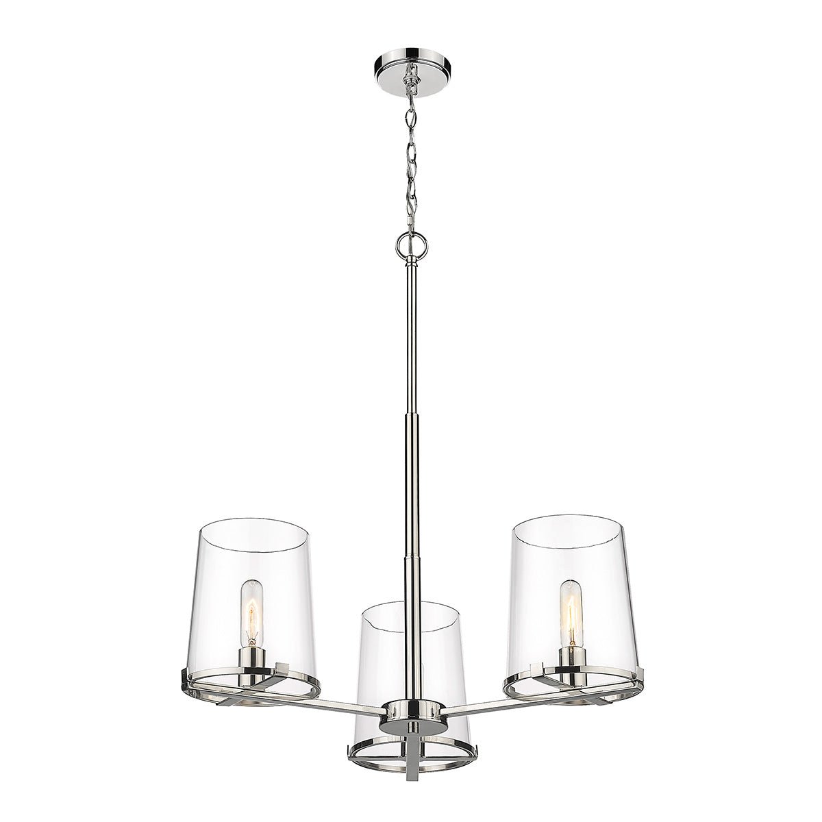 Chandelier Callista - Nickel poli by Z - Lite | Luminaires & cie
