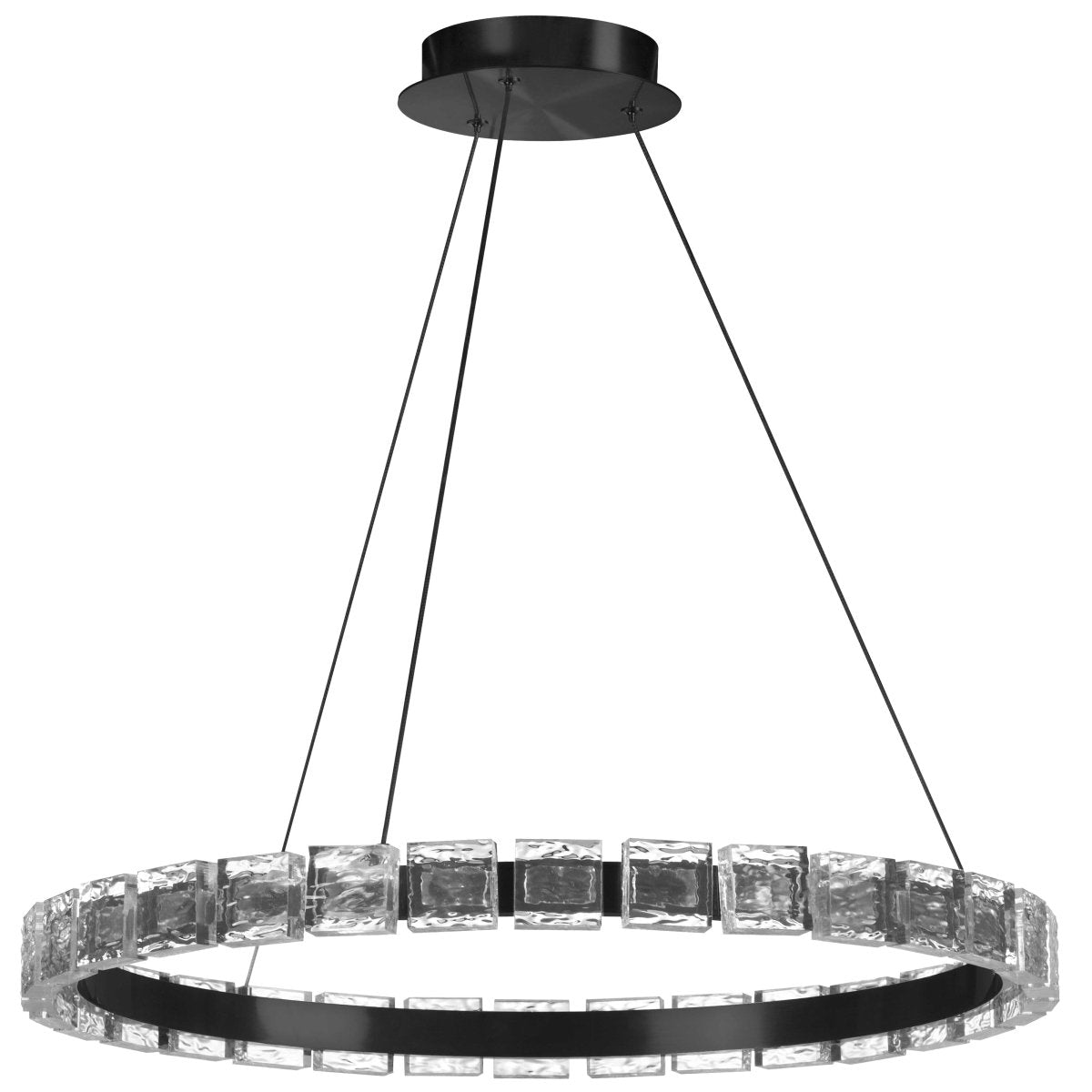 Chandelier Camila - Noir mat by Dainolite | Luminaires & cie