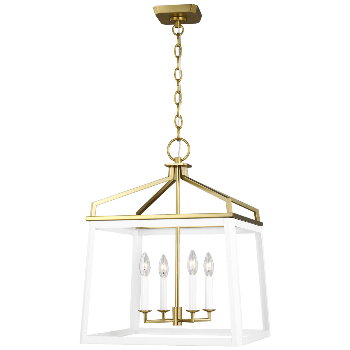 Chandelier Carlow - Blanc mat 18" by Visual Comfort Studio | Luminaires & cie