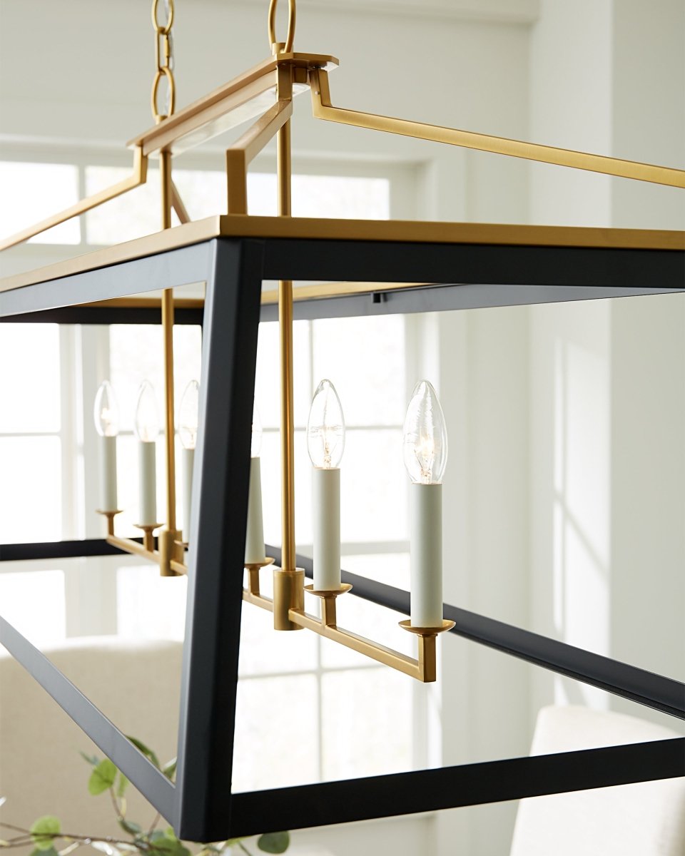 Chandelier Carlow - Noir de minuit 48 1/8" by Visual Comfort Studio | Luminaires & cie