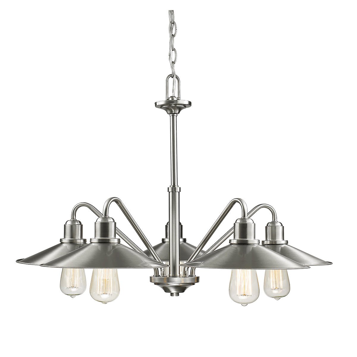 Chandelier Casa - Nickel brossé by Z - Lite | Luminaires & cie