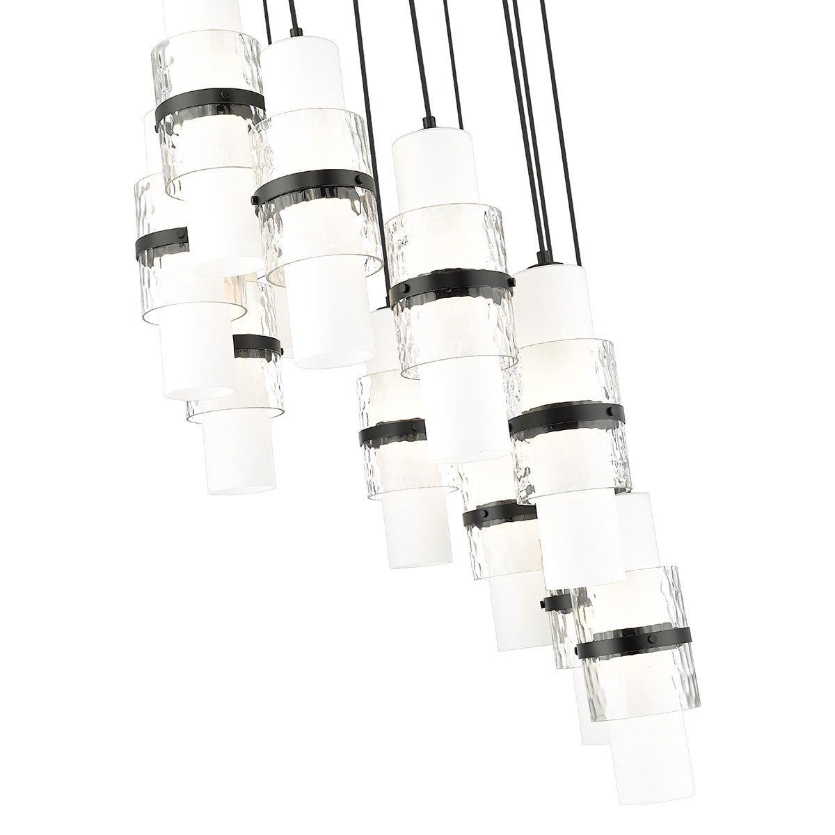 Chandelier Cayden - Noir mat 24" by Z - Lite | Luminaires & cie