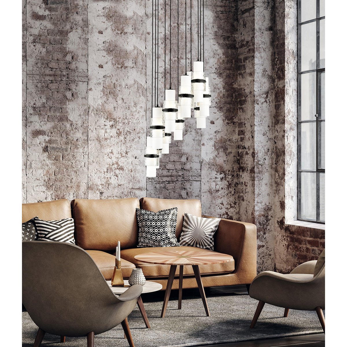 Chandelier Cayden - Noir mat 24" by Z - Lite | Luminaires & cie
