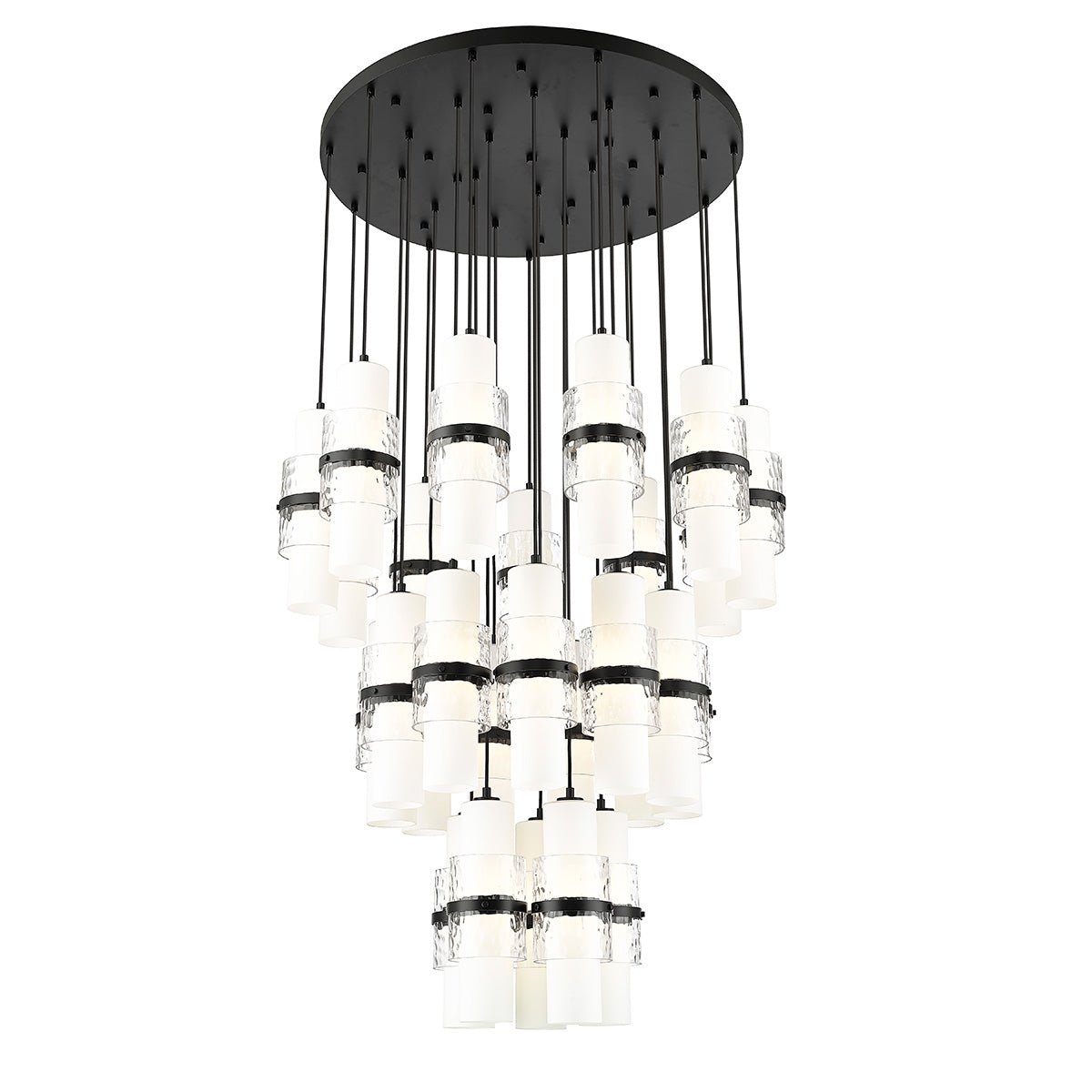 Chandelier Cayden - Noir mat 36" by Z - Lite | Luminaires & cie