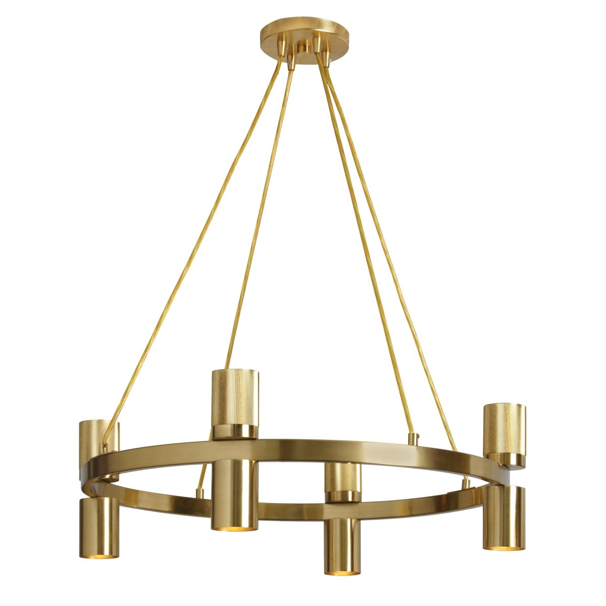 Chandelier Cerelia - Laiton vieilli 24" by Dainolite | Luminaires & cie