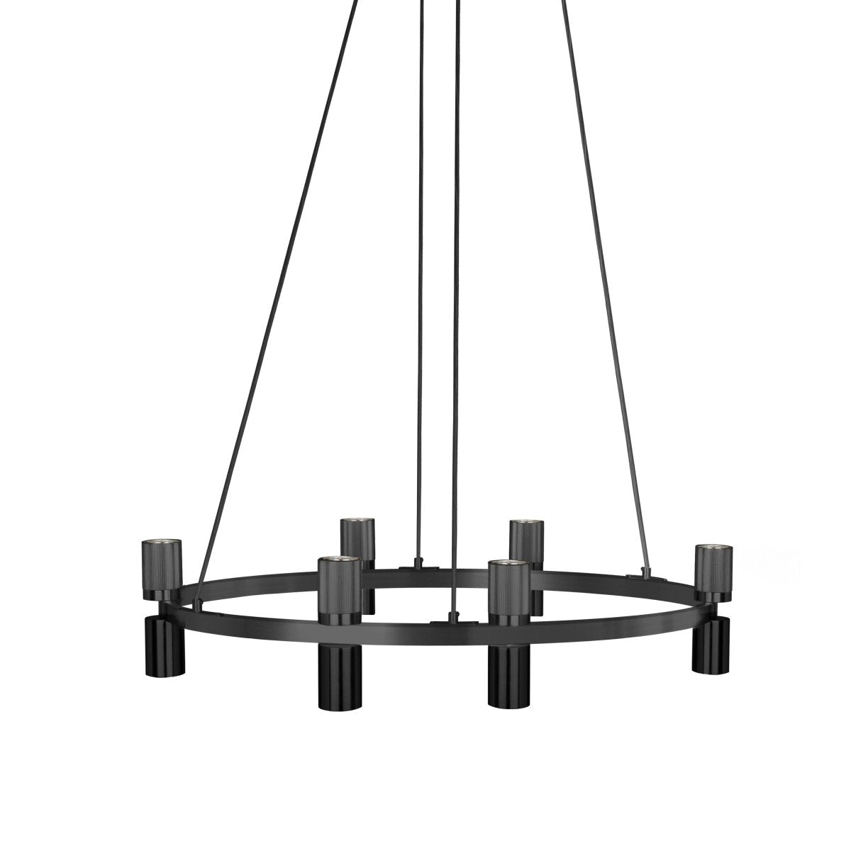 Chandelier Cerelia - Noir mat 36" by Dainolite | Luminaires & cie