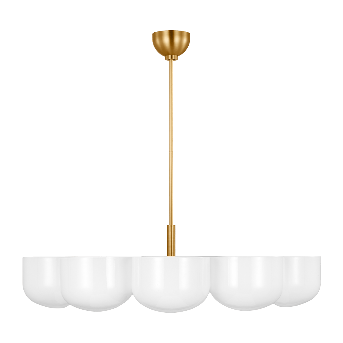 Chandelier Cheverny - Laiton brûlé by Visual Comfort Studio | Luminaires & cie