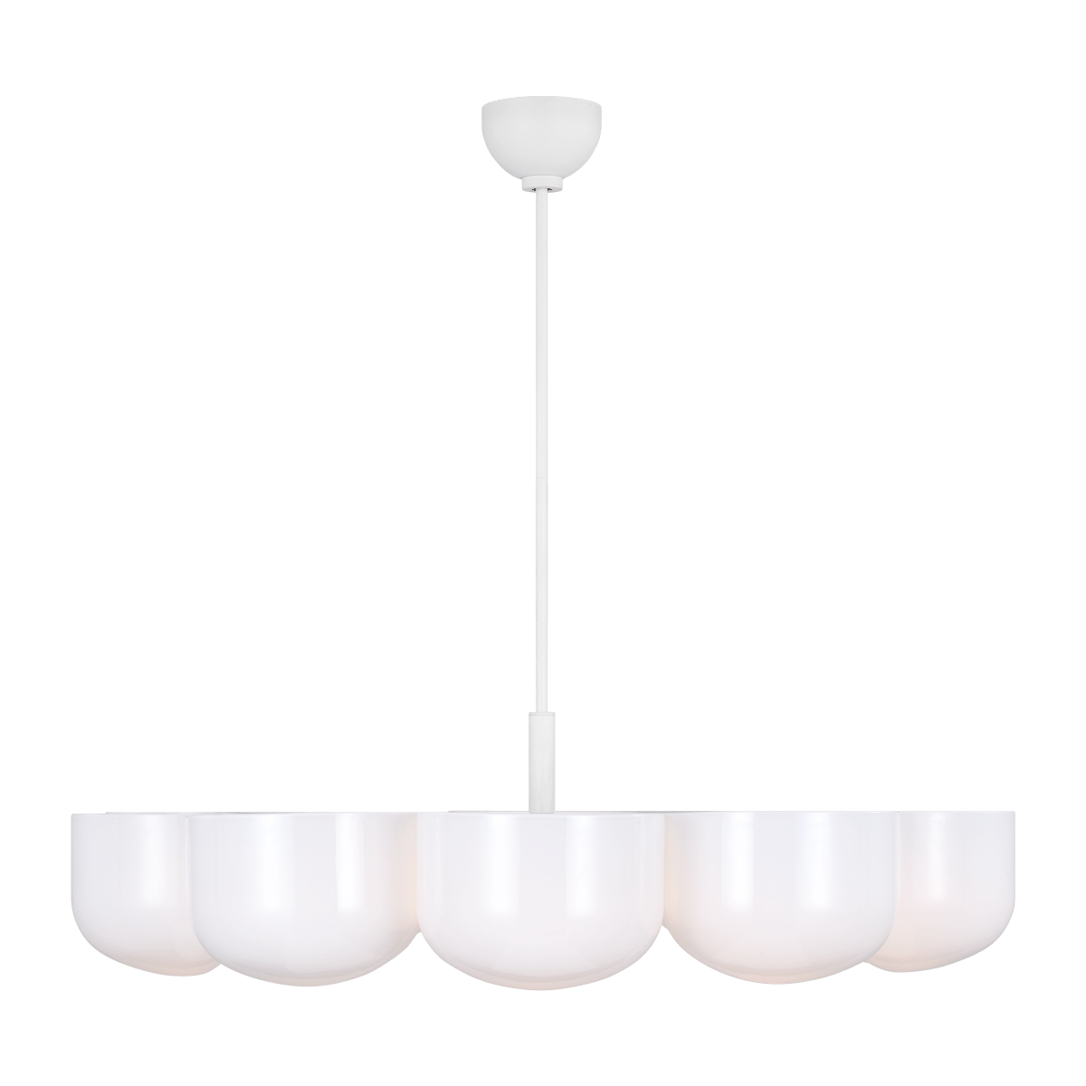 Chandelier Cheverny - Blanc mat by Visual Comfort Studio | Luminaires & cie