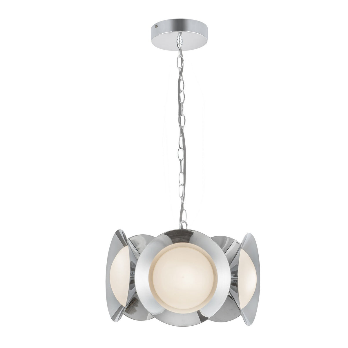 Suspension Cleo Chrome / Opale – vue 2