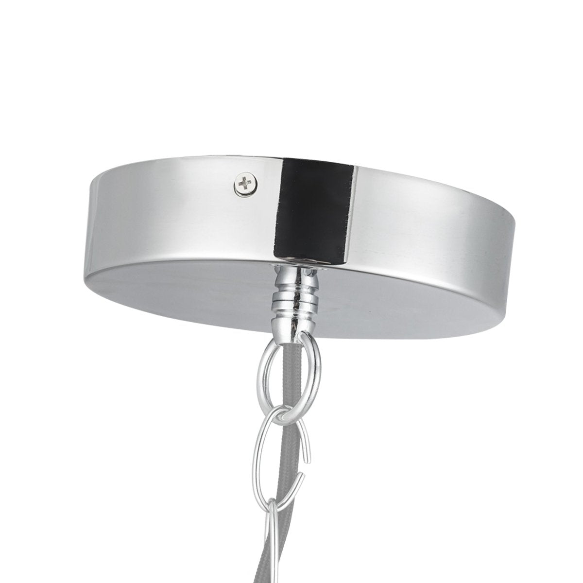 Chandelier Cleo - Chrome / Opale Verre by Kuzco Lighting | Luminaires & cie