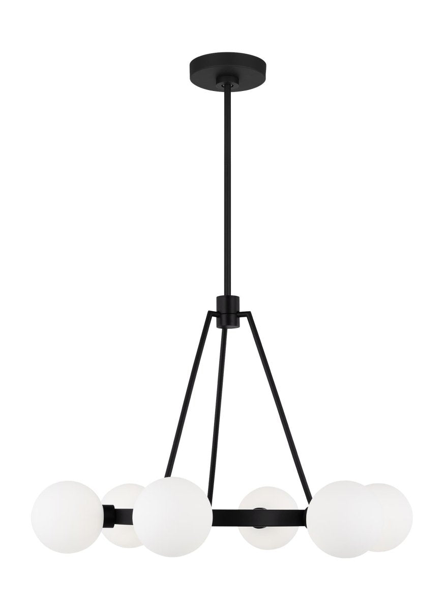 Chandelier Clybourn - Laiton satiné 21" by Visual Comfort Studio | Luminaires & cie