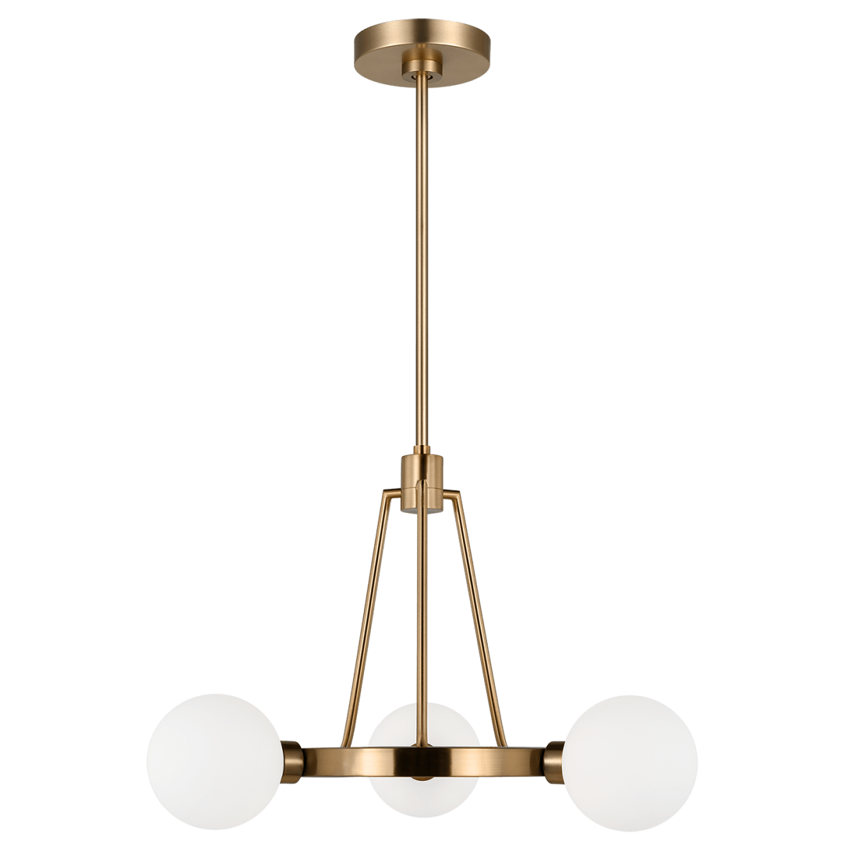 Chandelier Clybourn - Laiton satiné 21" by Visual Comfort Studio | Luminaires & cie