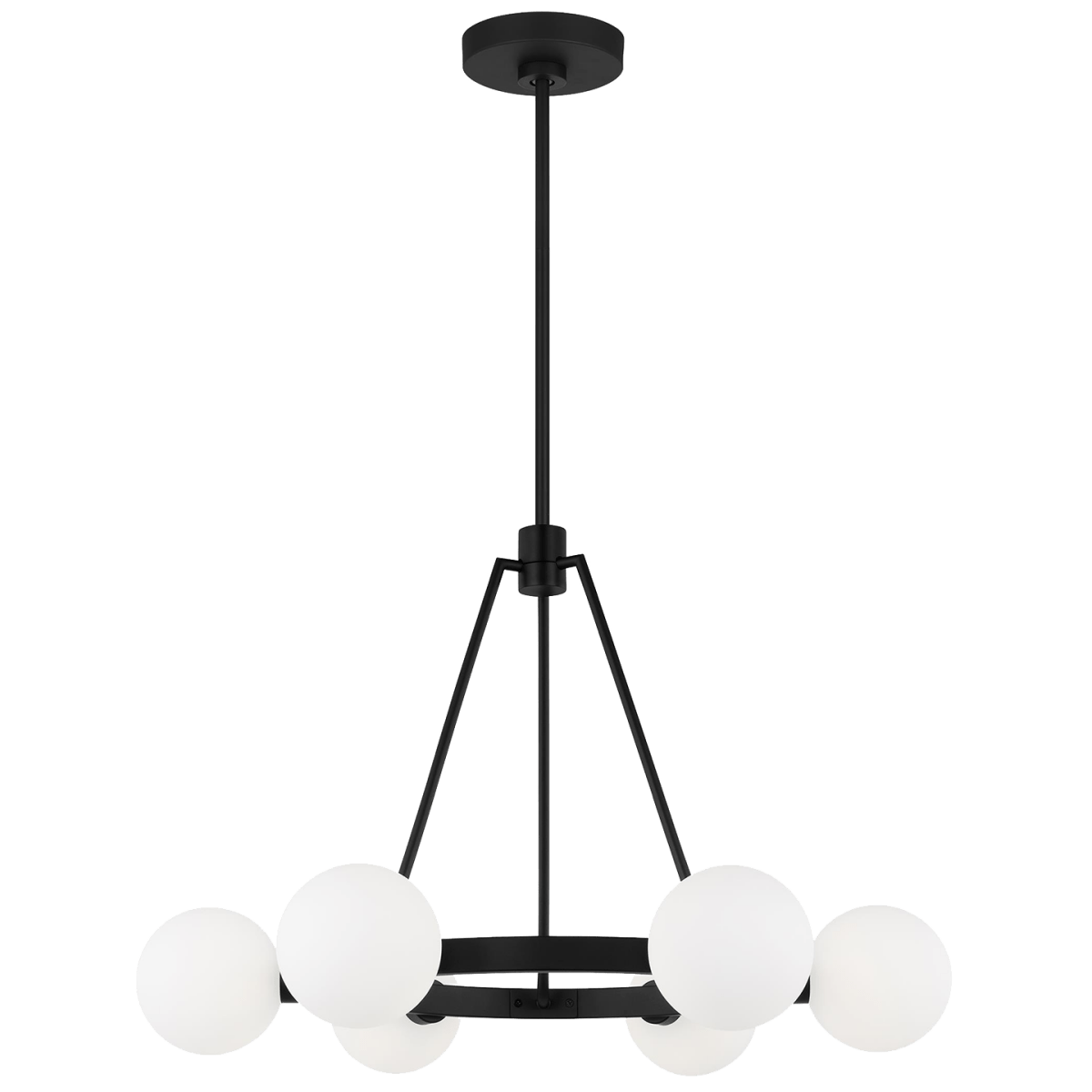 Chandelier Clybourn - Noir de minuit 26" by Visual Comfort Studio | Luminaires & cie
