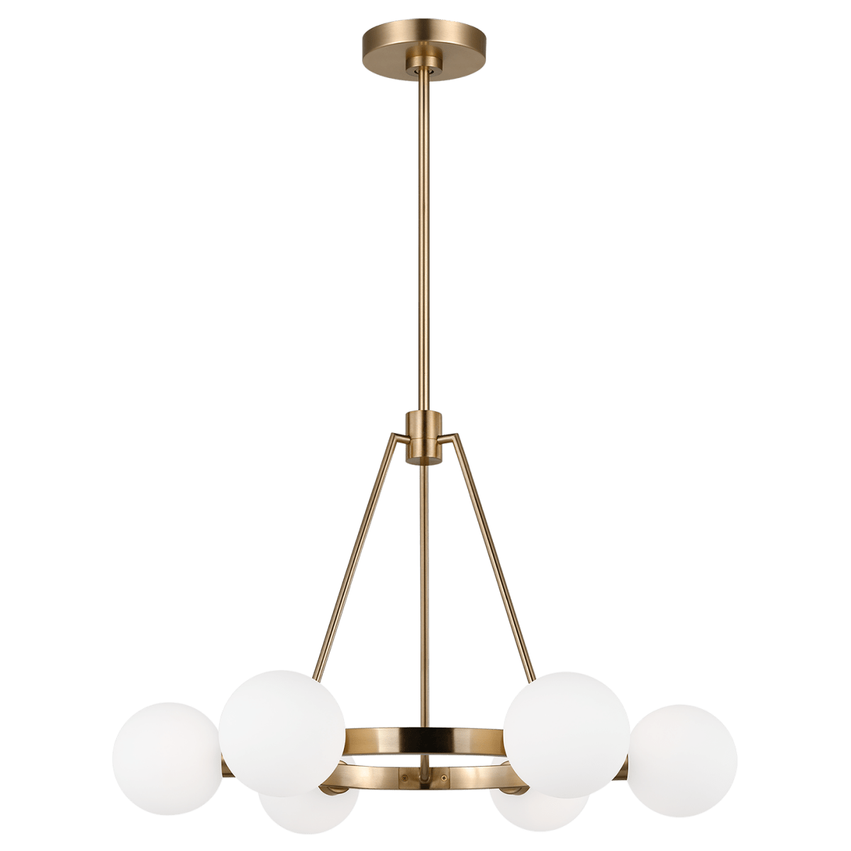 Chandelier Clybourn - Laiton satiné 26" by Visual Comfort Studio | Luminaires & cie
