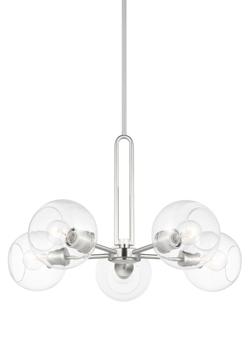 Chandelier Codyn - Nickel brossé 26" by Visual Comfort Studio | Luminaires & cie