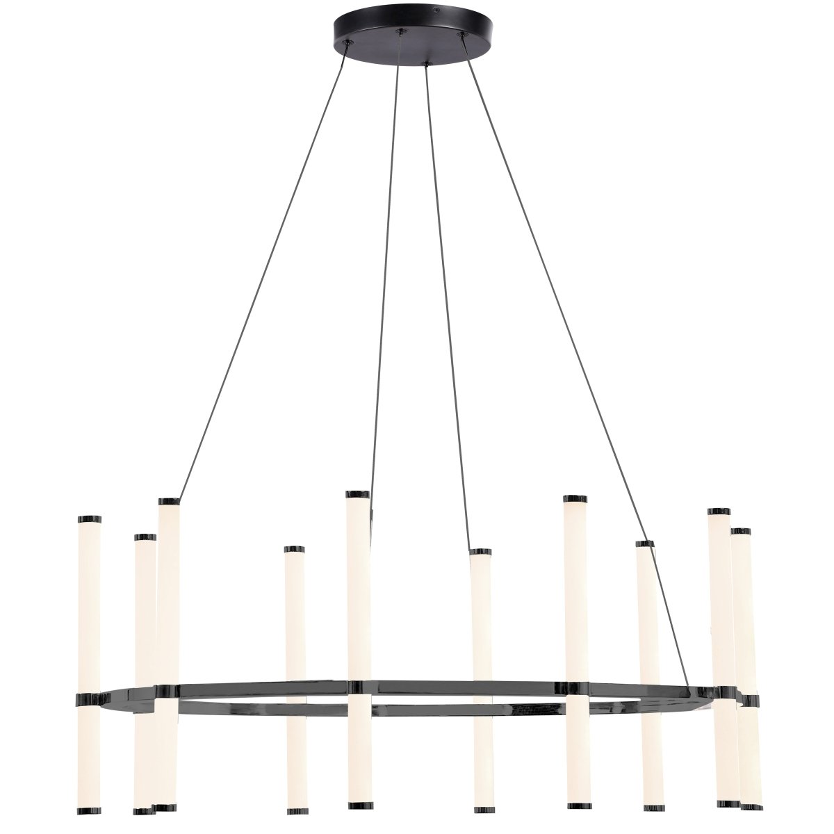 Chandelier Corvette - Noir 32" by Dainolite | Luminaires & cie