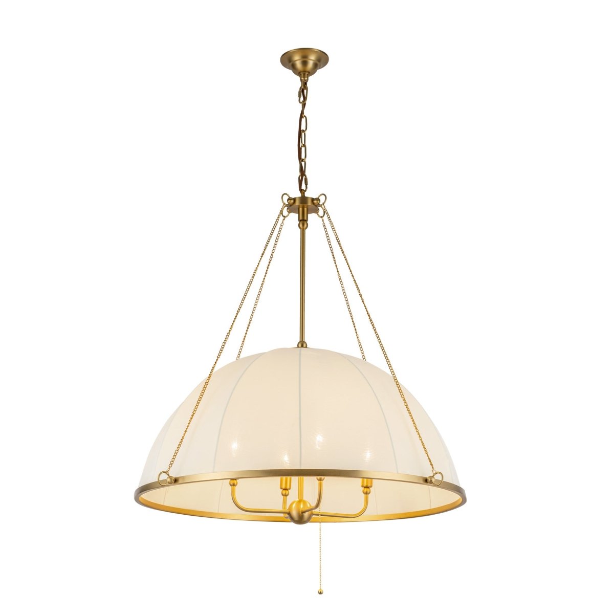 Chandelier Crosby - Or brossé by Alora Lighting | Luminaires & cie