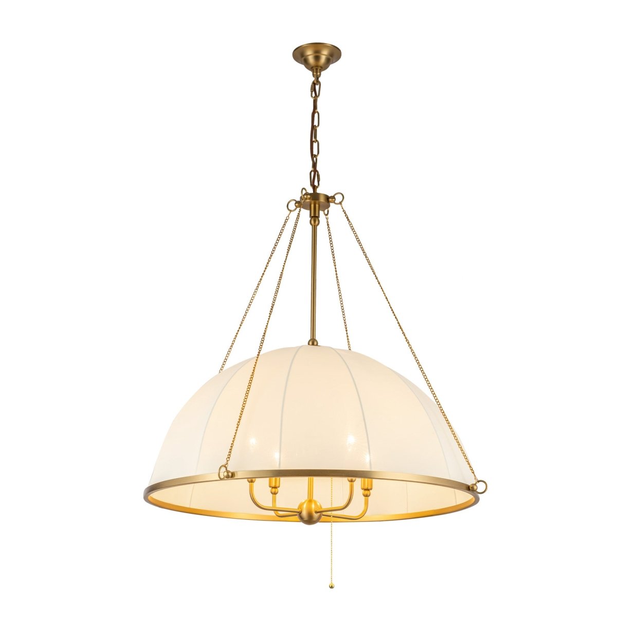 Chandelier Crosby - Or brossé by Alora Lighting | Luminaires & cie