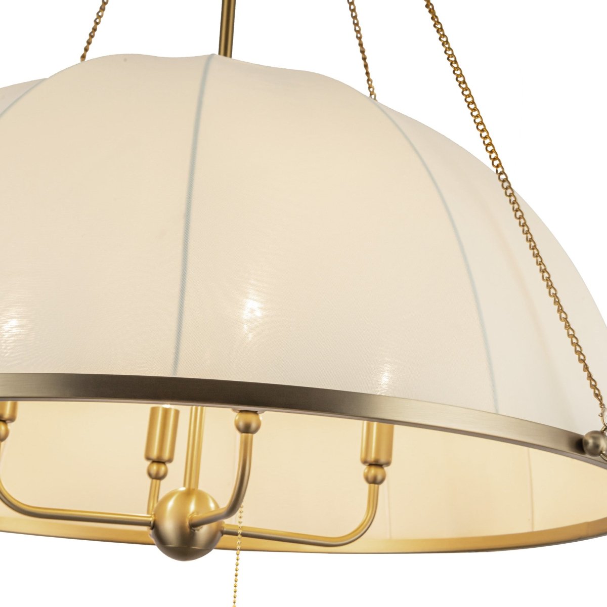 Chandelier Crosby - Or brossé by Alora Lighting | Luminaires & cie