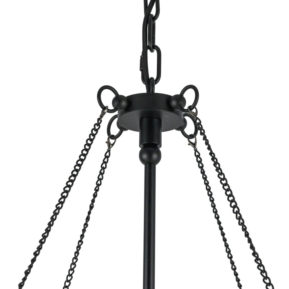 Chandelier Crosby - Noir mat by Alora Lighting | Luminaires & cie