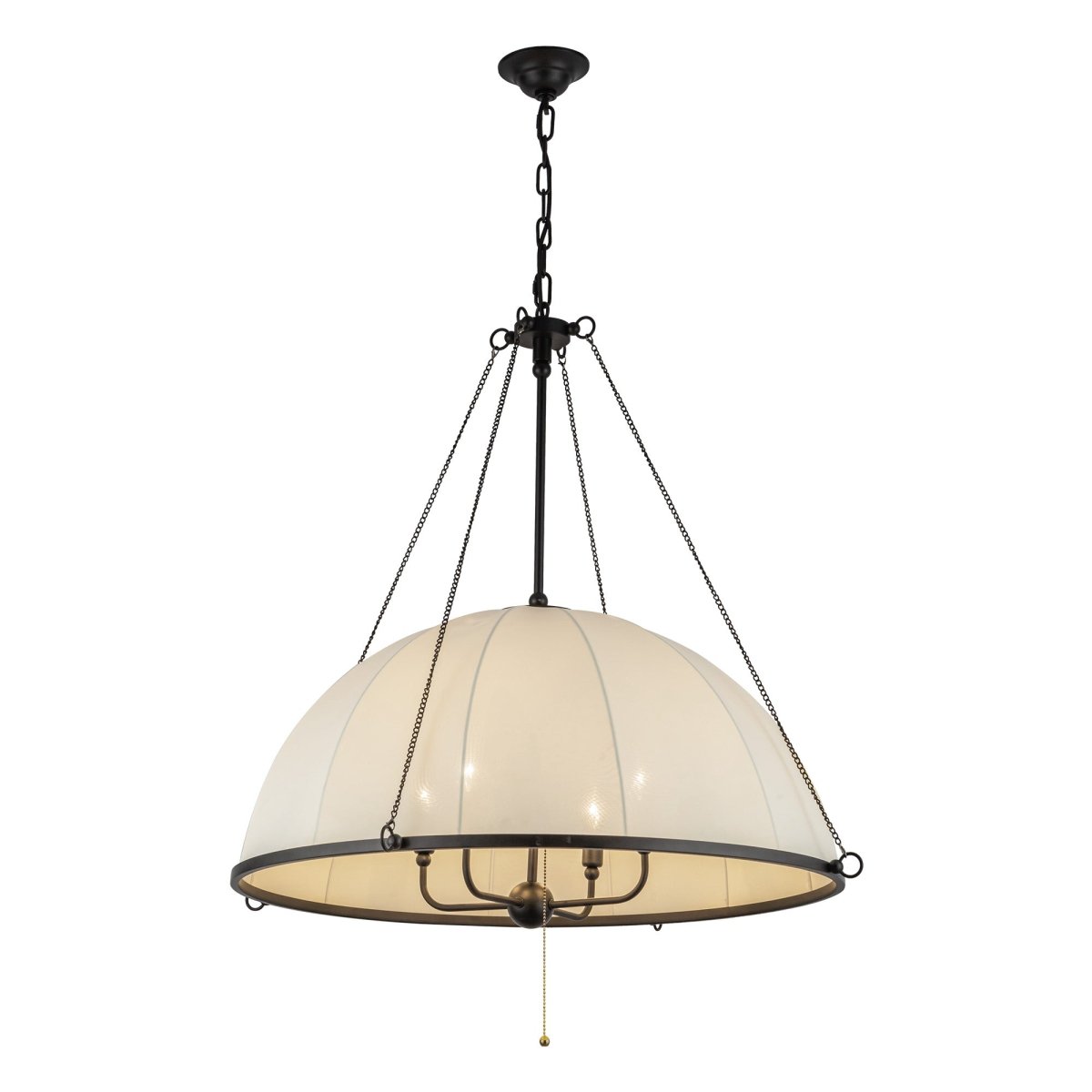 Chandelier Crosby - Noir mat by Alora Lighting | Luminaires & cie