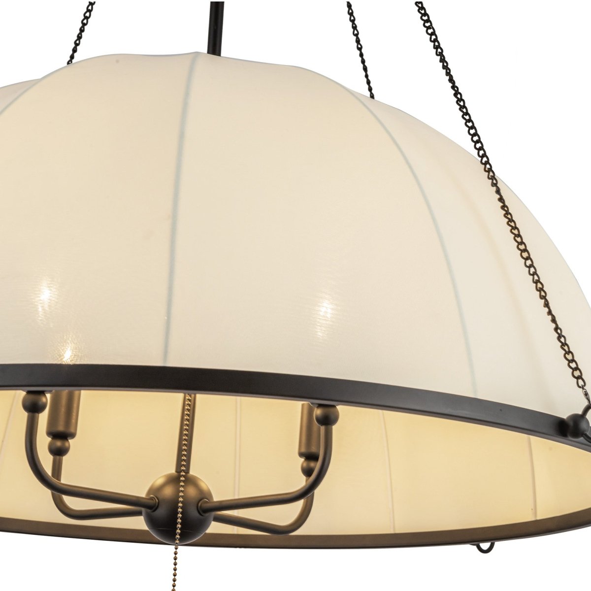 Chandelier Crosby - Noir mat by Alora Lighting | Luminaires & cie