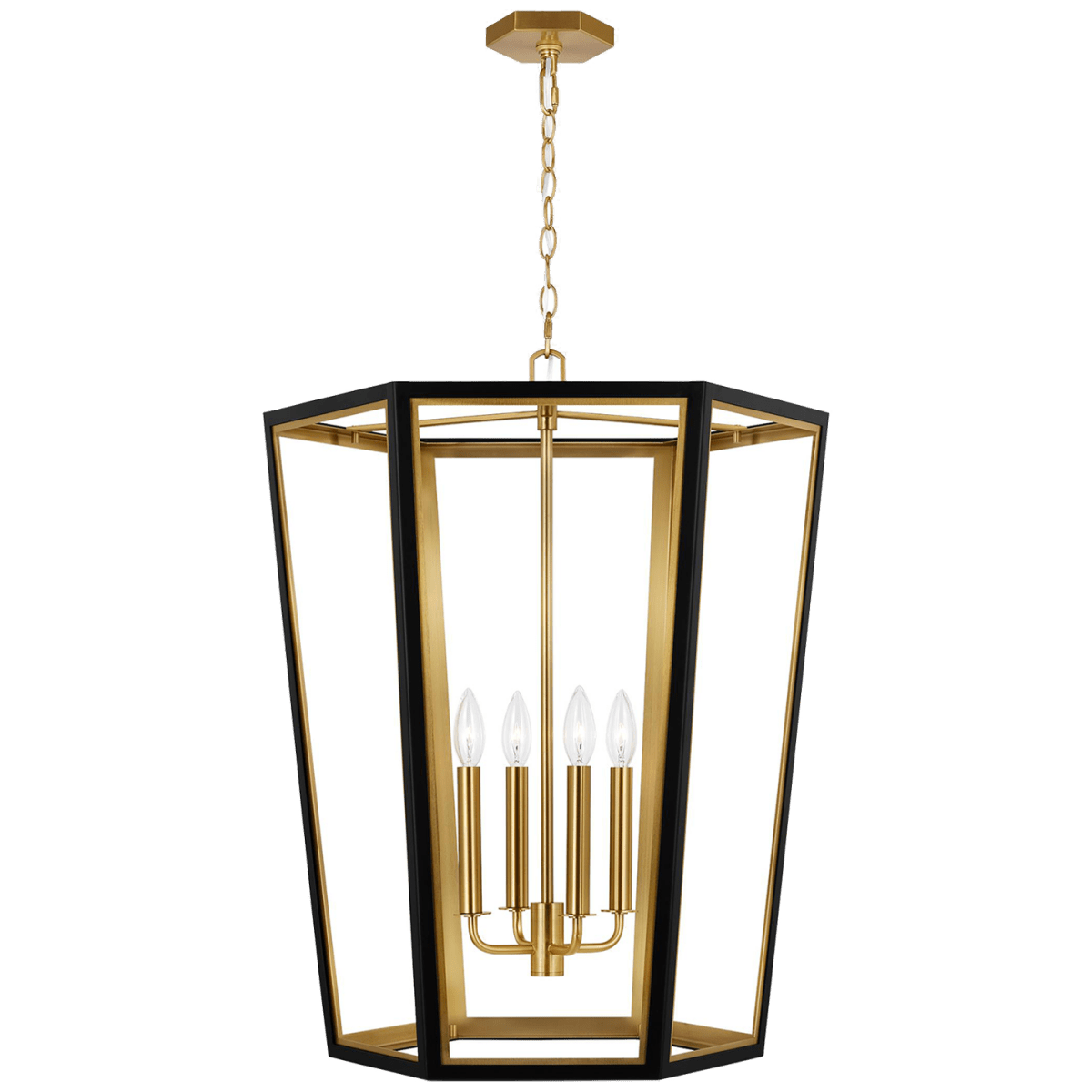 Chandelier Curt - Noir de minuit 21 3/8" by Visual Comfort Studio | Luminaires & cie