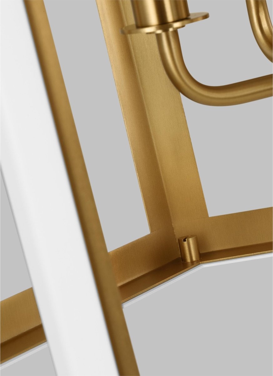 Chandelier Curt - Blanc mat 21 3/8" by Visual Comfort Studio | Luminaires & cie