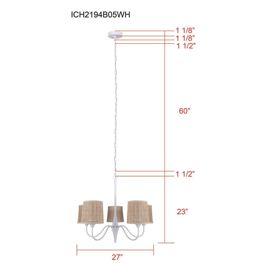Chandelier Daisey - by Canarm | Luminaires & cie