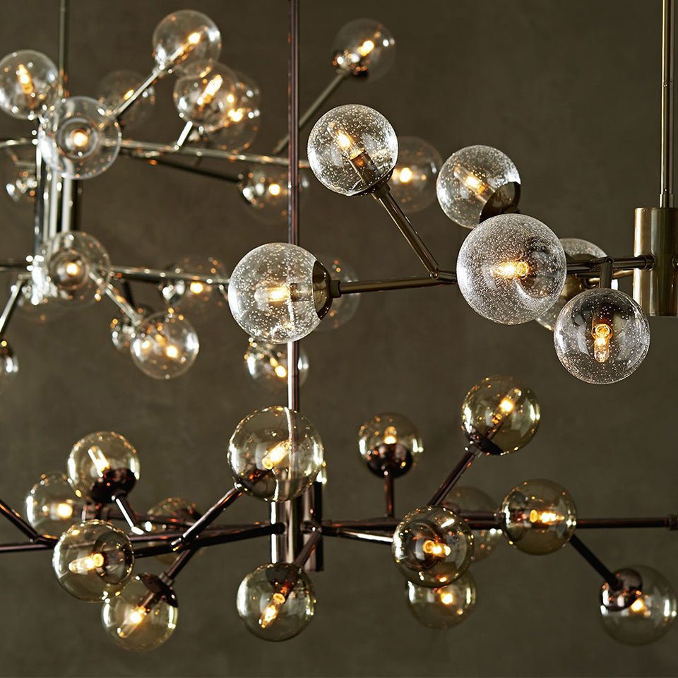Chandelier Dallas - Nickel Brun Petit by Arteriors | Luminaires & cie