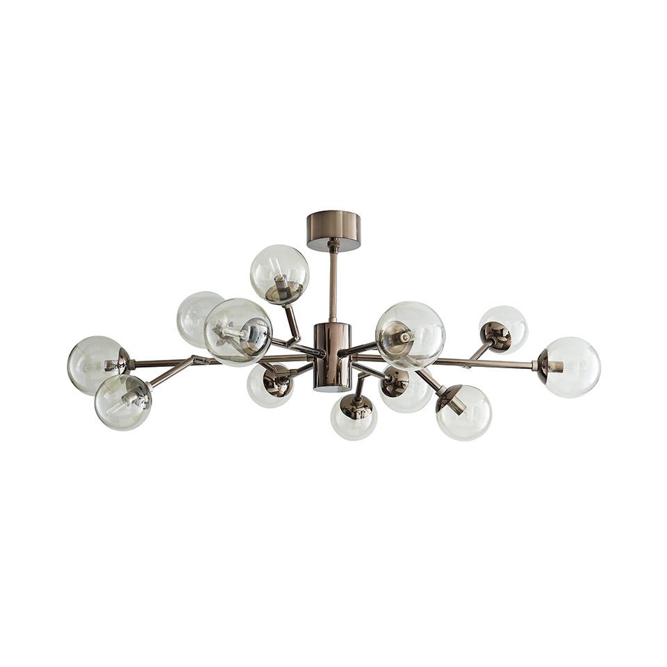 Chandelier Dallas - Nickel Brun Petit by Arteriors | Luminaires & cie