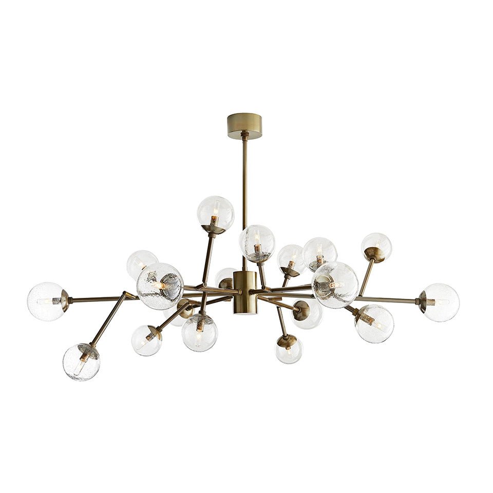 Chandelier Dallas - Laiton Medium by Arteriors | Luminaires & cie