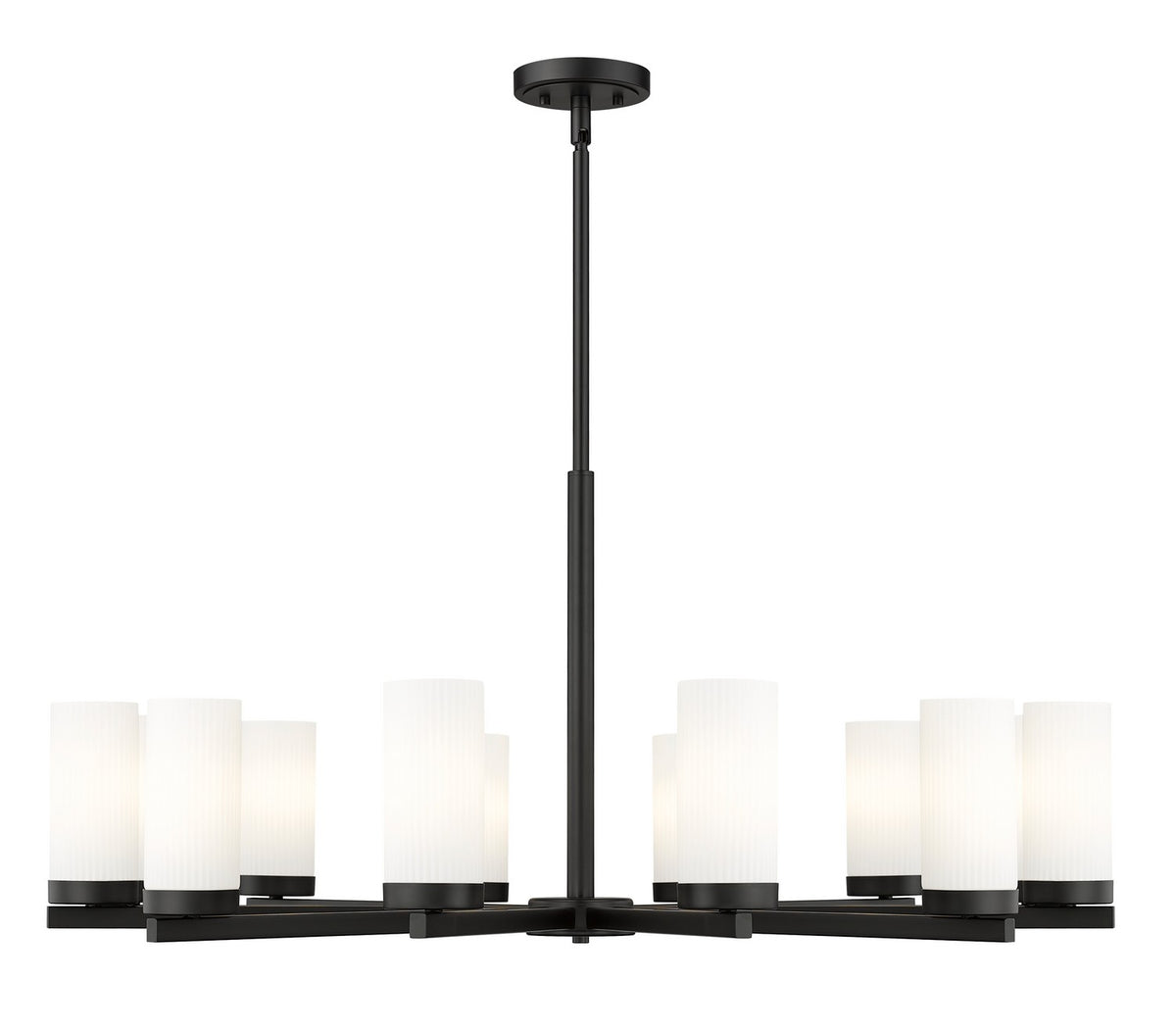 Lustre Danica Noir mat, 39" – Z-Lite