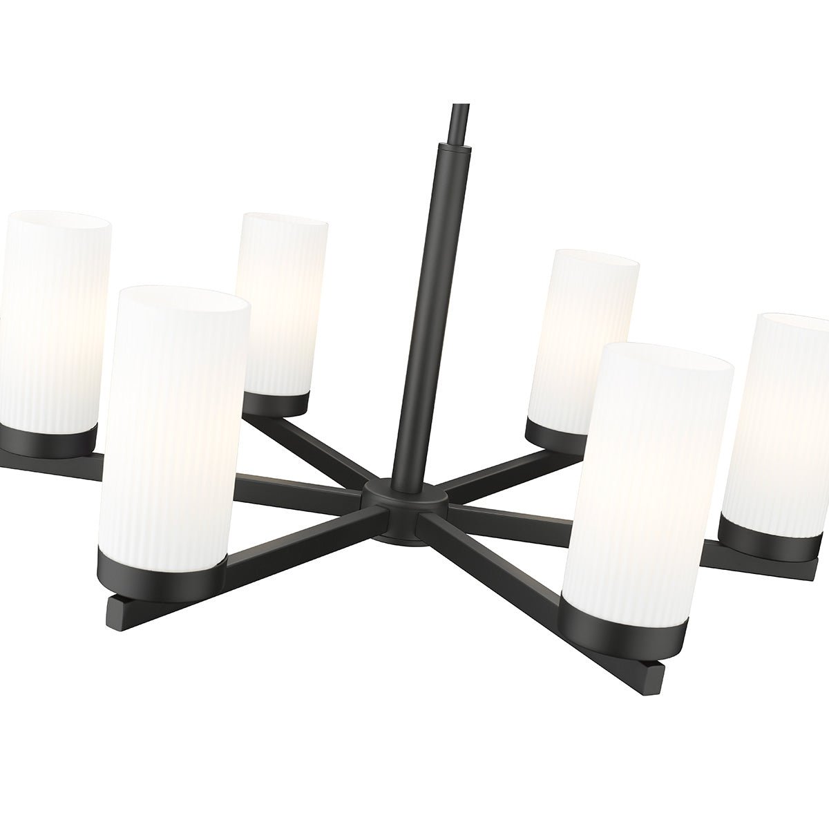 Chandelier Danica - Noir mat 26" by Z - Lite | Luminaires & cie