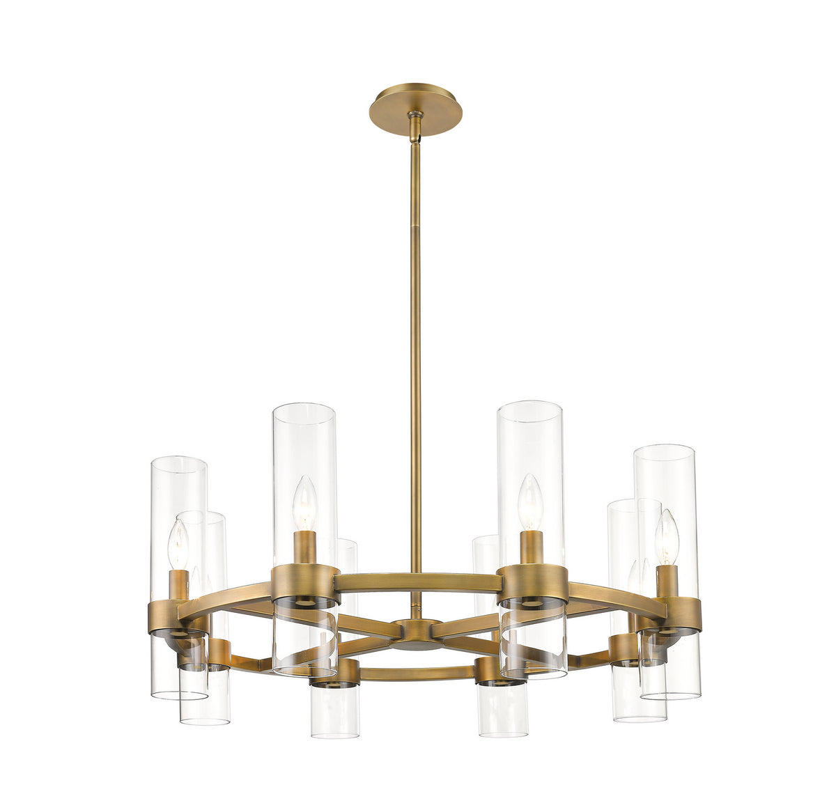 Lustre Datus Laiton frotté, 32" – Z-Lite