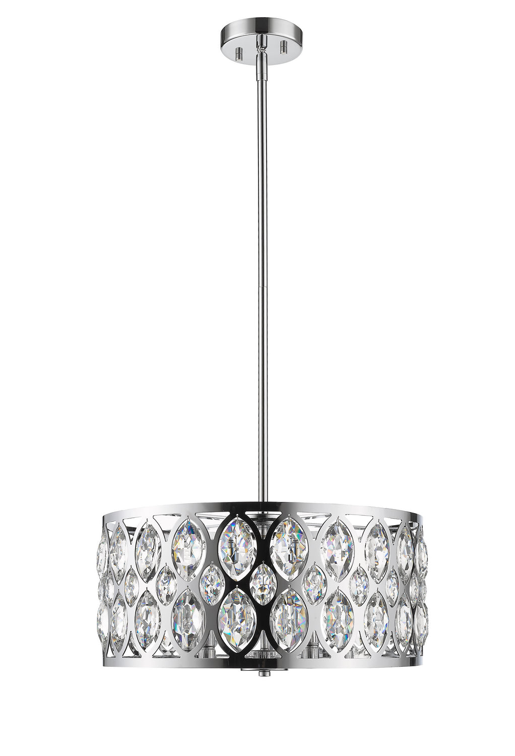 Suspension Dealey Chrome, 19 1/4" – vue 5