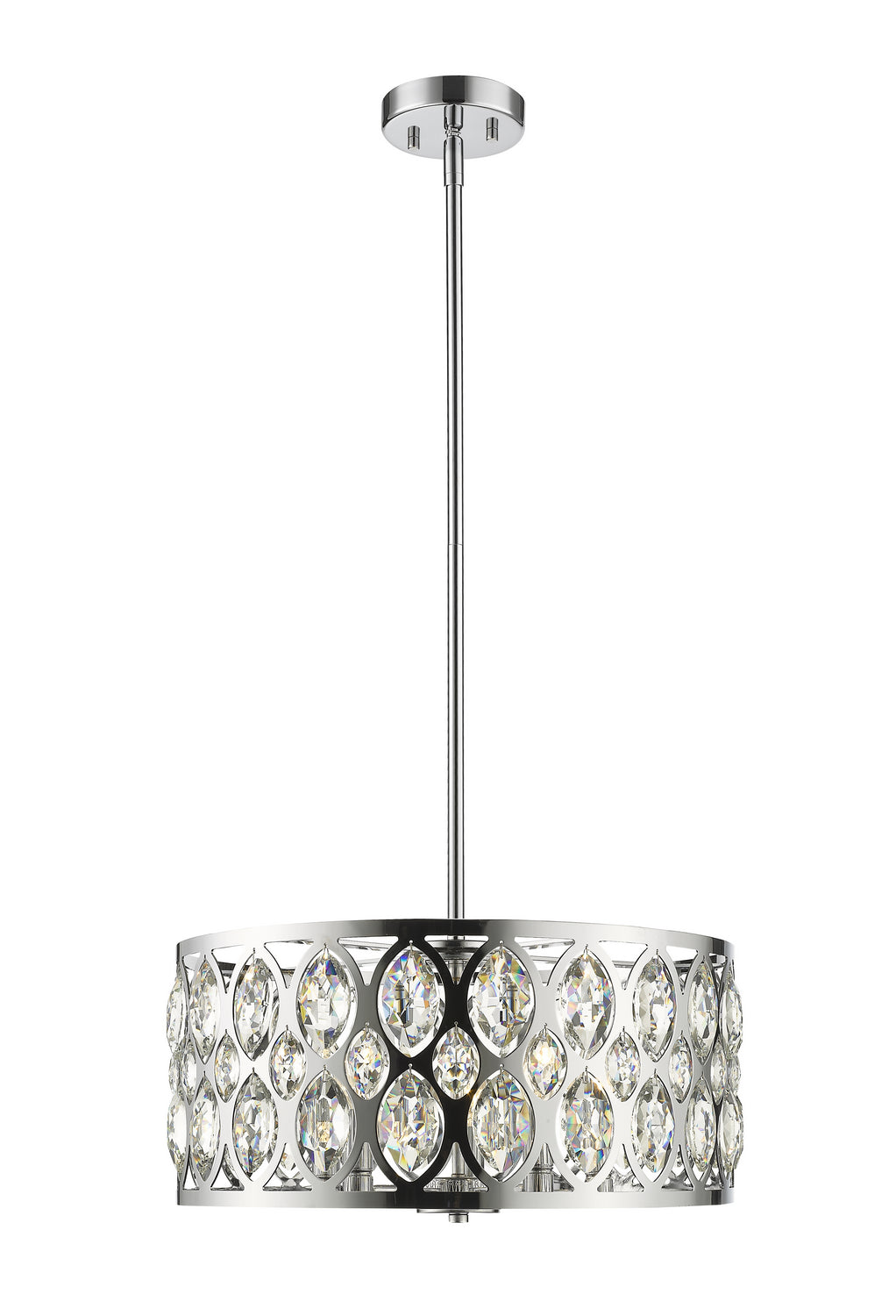 Suspension Dealey Chrome, 19 1/4" – Z-Lite